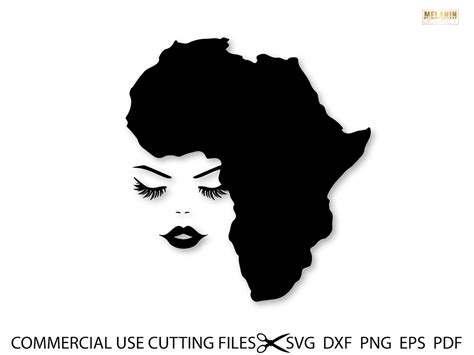 Afro Woman Silhouette Black Woman Svg Free Popular Svg File The Best