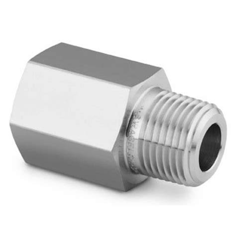 Stainless Steel Pipe Fitting Adapter 1 In Female Npt X 1 In Male