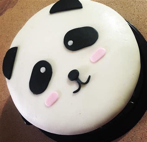 Made A Cute Panda Cake Rbaking