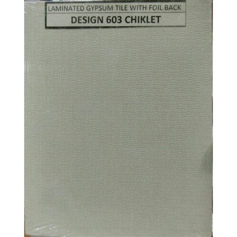 Earcons is manufacturer,supplier and exporter of gypsum ceiling tiles from india.our company offering gypsum ceiling tiles with good quality and reasonable price. 603 Laminated Gypsum Ceiling Tiles at Rs 50/square feet ...