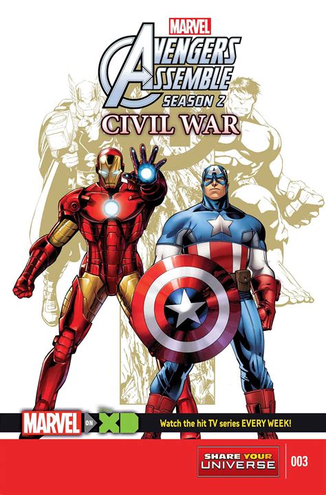 Marvel Universe Avengers Assemble Civil War 3 Fresh Comics
