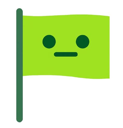 Green Flag Emoji And Other 30 Flag Emojis Contains Green Color