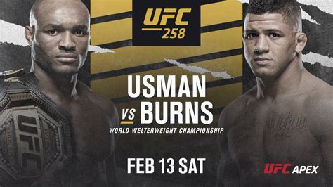 The ultimate fighting championship returns to the ufc apex facility for ufc 258 in las vegas, nevada, usa. UFC 258: Usman vs Burns - karta walk i godziny transmisji | MMA ROCKS