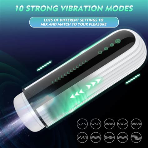 5 Thrusting Vibrations Vibrator Automatic Male Masturbators Blowjob Va