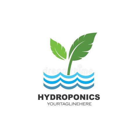 Hydroponics Logo Vector Illustration Design Stock Vector Illustration