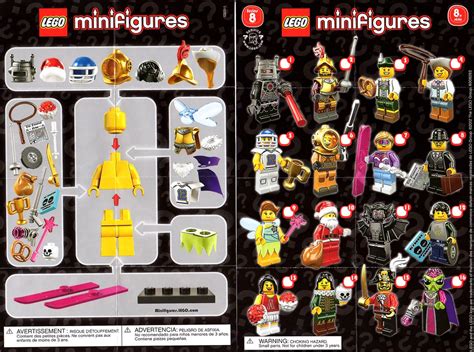 Lego Collectable Minifigures Series 8 Checklist A Photo On Flickriver