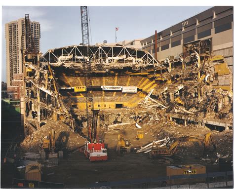 Boston Garden Demolished 1996 Celtics Bruins 11x14 Color Memorabilia