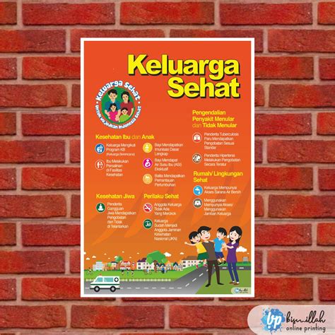 Poster Kesehatan Keluarga Sehat Lazada Indonesia