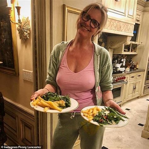 Days ago, the wife of rocker rod took to social. Penny Lancaster, 49, reveals she has to get husband Rod ...