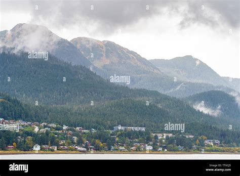Scenic Mountain Landscapes In Juneau Alaska Community Of Homeshouses