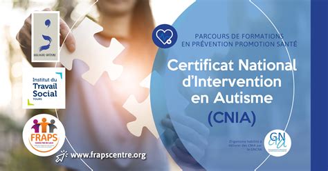 Certificat National Dintervention En Autisme Cnia Fraps Centre Val
