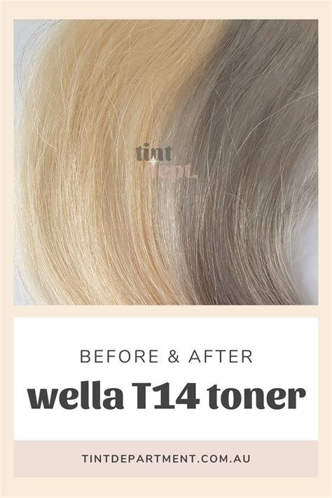 Wella T Pale Ash Blonde Toner Before And After Results In Blonde Toner Toner For