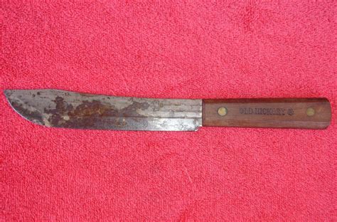 Old Hickory Kitchen Butcher Knife Tru Edge Ontario Knife Co Usa 11 58