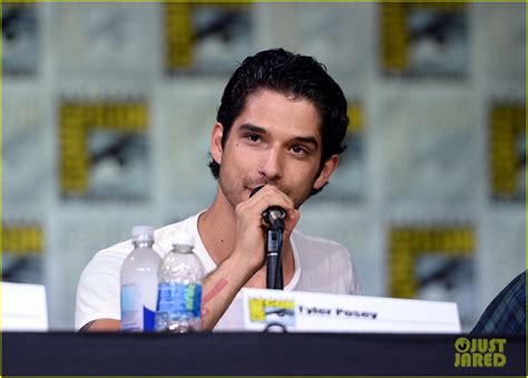 Tyler Posey Does Flashdance Wet T Shirt Dance For Comic Con Entrance