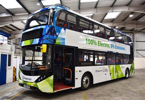 Stagecoach First In Uk To Put Electric Double Decker Buses Into Service
