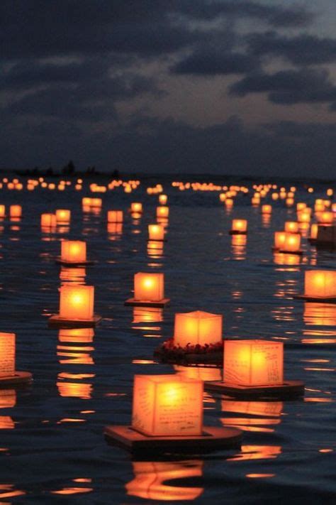 Paper Lanterns Lake Wedding Floating Lanterns Floating Candles