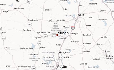 Map Of Killeen Texas And Surrounding Areas Twitterleesclub