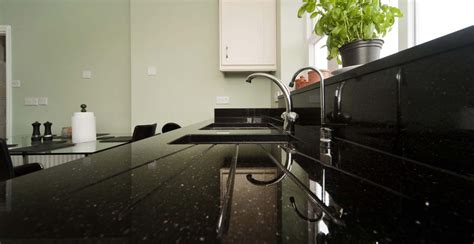 Black Granite Countertops For A Modern And Traditional Kitchen As Well