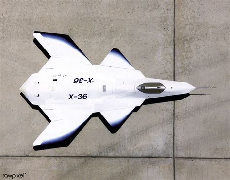 This Look Down View Of The X 36 Tailless Fighter Agility Research