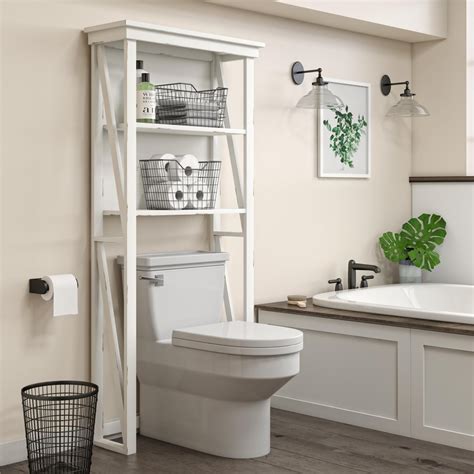 We have 17 images about bathroom shelves over toilet walmart including images, pictures, photos, wallpapers, and more. SystemBuild Wheaton Over the Toilet Storage Cabinet, White ...