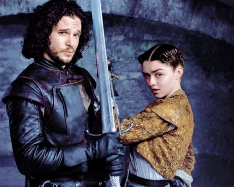 Fire And Blood • Mwilliamsdaily Maisie Williams And Kit Harington