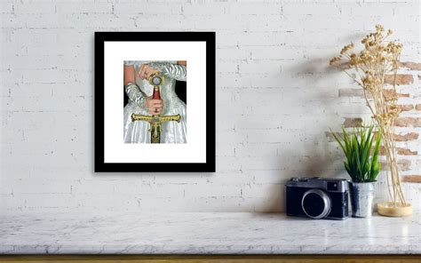 Warrior Bride Of Christ Framed Print By Constance Woods