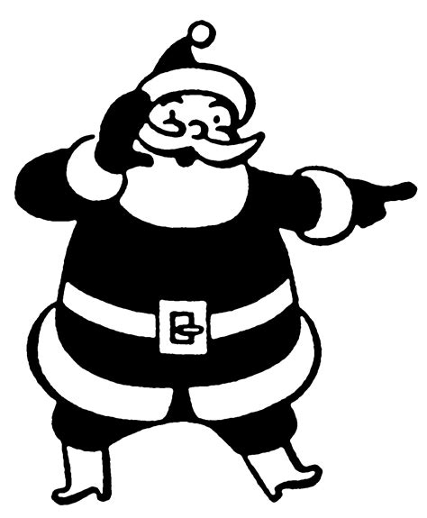 Christmas Clip Art Black And White Clipart Best