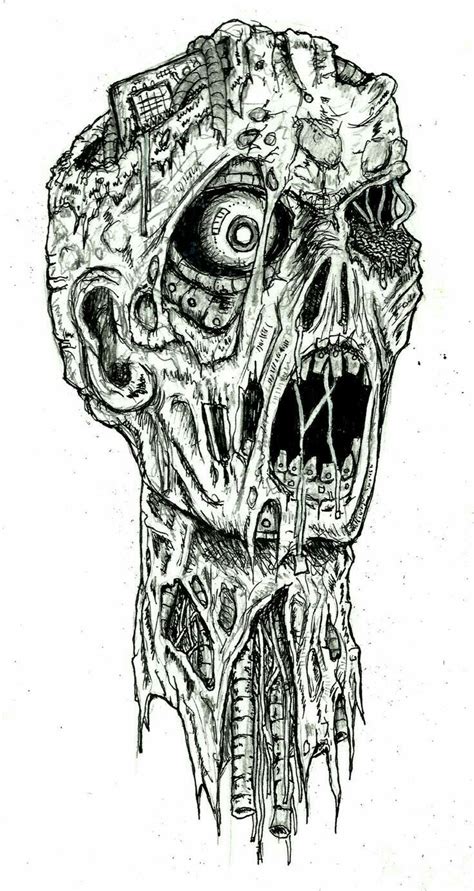 Pin By Rowan Lobdell On Art Zombie Drawings Zombie Tattoos Zombie Art