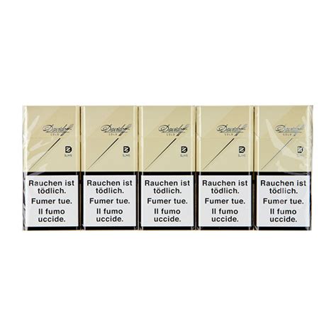 Davidoff Gold Slims Duty Free Purchase Davidoff Cigarettes