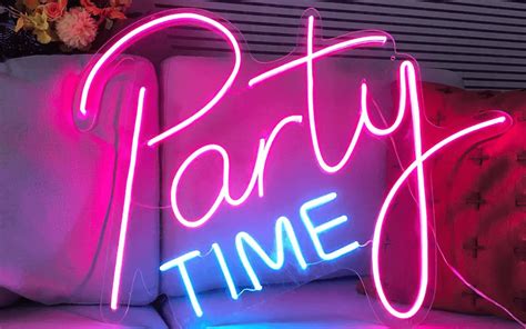 Adding Custom Neon Sign For Party Atmospheres Custom Personalised Led Neon Signs Handmade