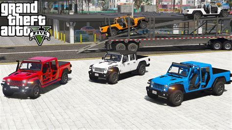 Gta 5 Real Life Mod 152 Delivering Brand New 2020 Jeep Gladiators To