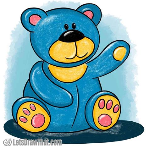 How To Draw A Teddy Bear An Easy Cute Teddy Bear Drawing Teddy Bear