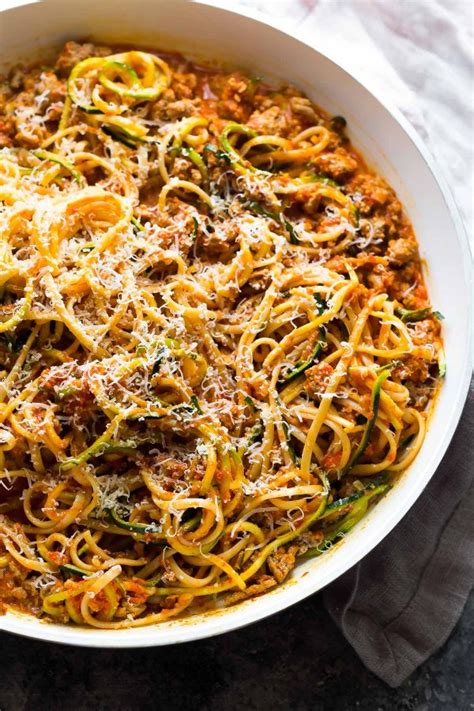 Ground turkey, spinach, and goat cheese. 21 Ground Turkey Pasta Recipes You Should Definitely Try