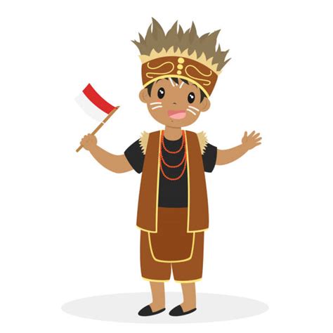Papua People Illustrations Royalty Free Vector Graphics