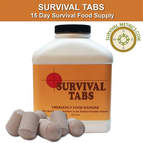 Survival Tabs 15 Day Survival Food Supply Survivaltabs
