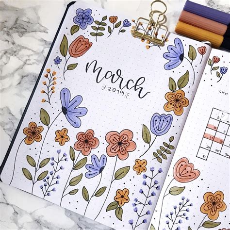 29 Bullet Journal Monthly Cover Ideas For Every Month Of The Year