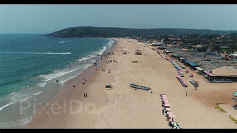 Baga Beach Goa Drone Video Youtube