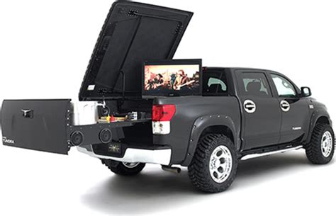 If your vehicle has the required space, you can first fold. Toyota Midnight Rider Tundra Tailgater | GadgetKing.com