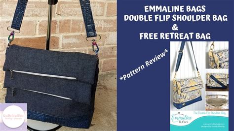 364 Emmaline Bags Double Flip Shoulder Bag Plus Free Retreat Bag