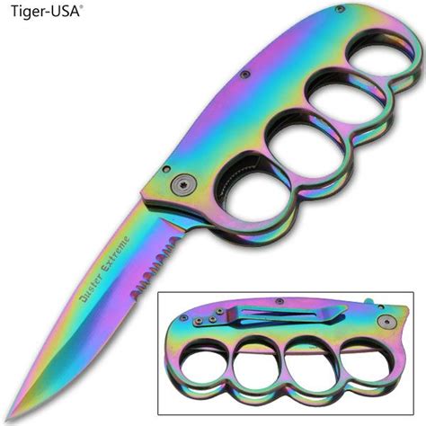 Trench Knuckle Knife Duster Extreme Rainbow Artofit