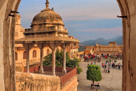 Die Festung Von Amber Rajasthan Indien