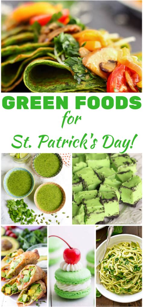 Green Foods To Celebrate St Patrick S Day Via Giggles Gobbles And