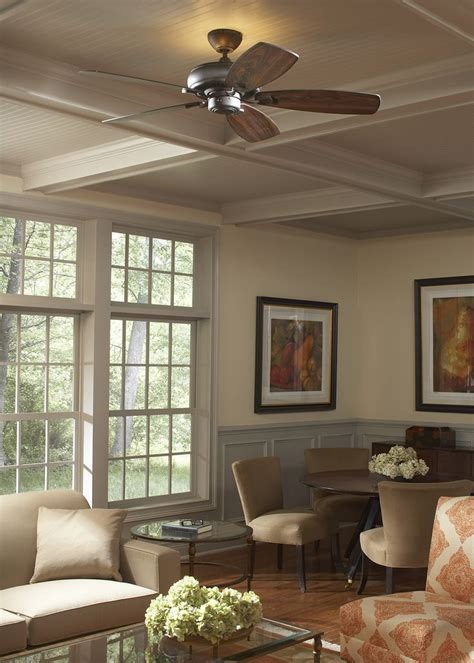 Many of these ceiling fans might require professional installation and cannot withstand direct rainfall. With its classic silhouette and mutiple finishes, the 52 ...