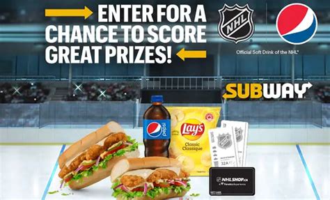 Pepsi Nhl Contest Win Free Game Tickets And T Codes Sweepstakesbible