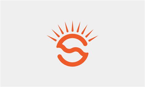S Sun Logo Design Vector Free Vector Template 11325309 Vector Art At