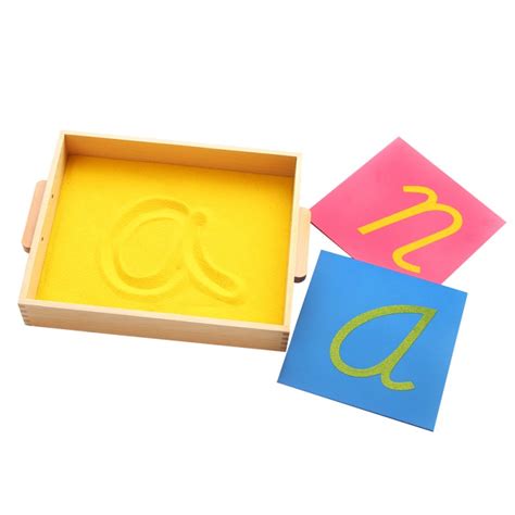 Letter Formation Sand Tray Large Eando Montessori Us