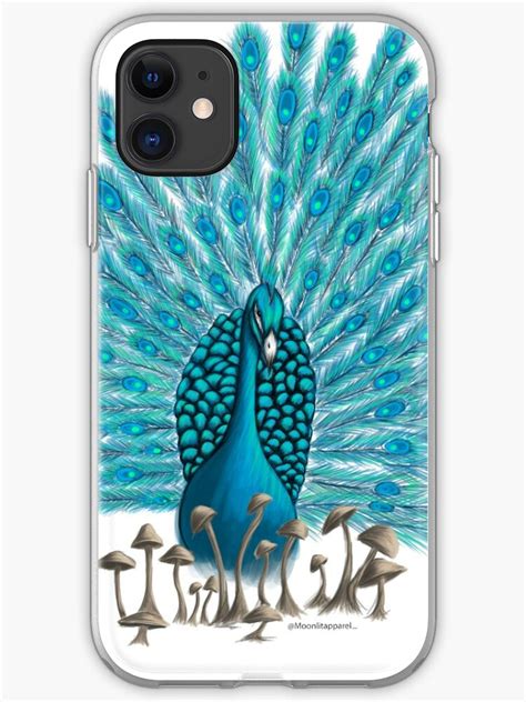 Peacock Iphone Case And Cover By Moonlitapparel Redbubble