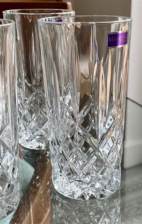 Waterford Crystal Hi Ball Glasses Box Of 4 Etsy