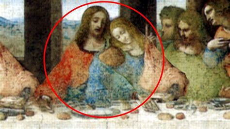 El Bebé De María Magdalena Y Jesús En La última Cena De Leonardo Da