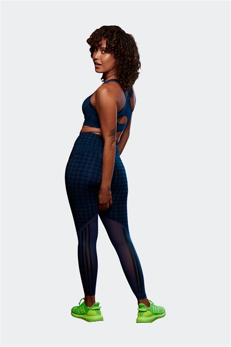 Ivy Park Allover Print Sheer Tights Dark Blue Black Stylerunner